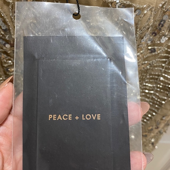 Peace + Love rhinestone dress - Picture 5 of 5